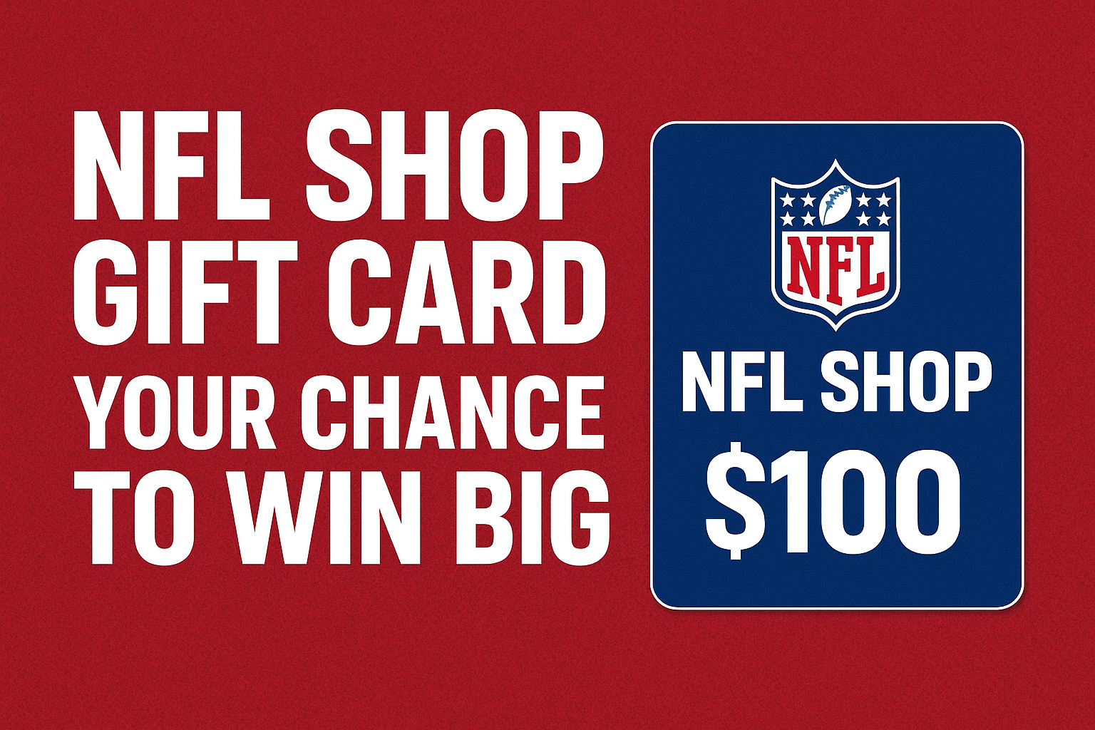 NFL Shop Gift Card: Your Chance to Win Big